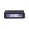 Flip alarm clock black