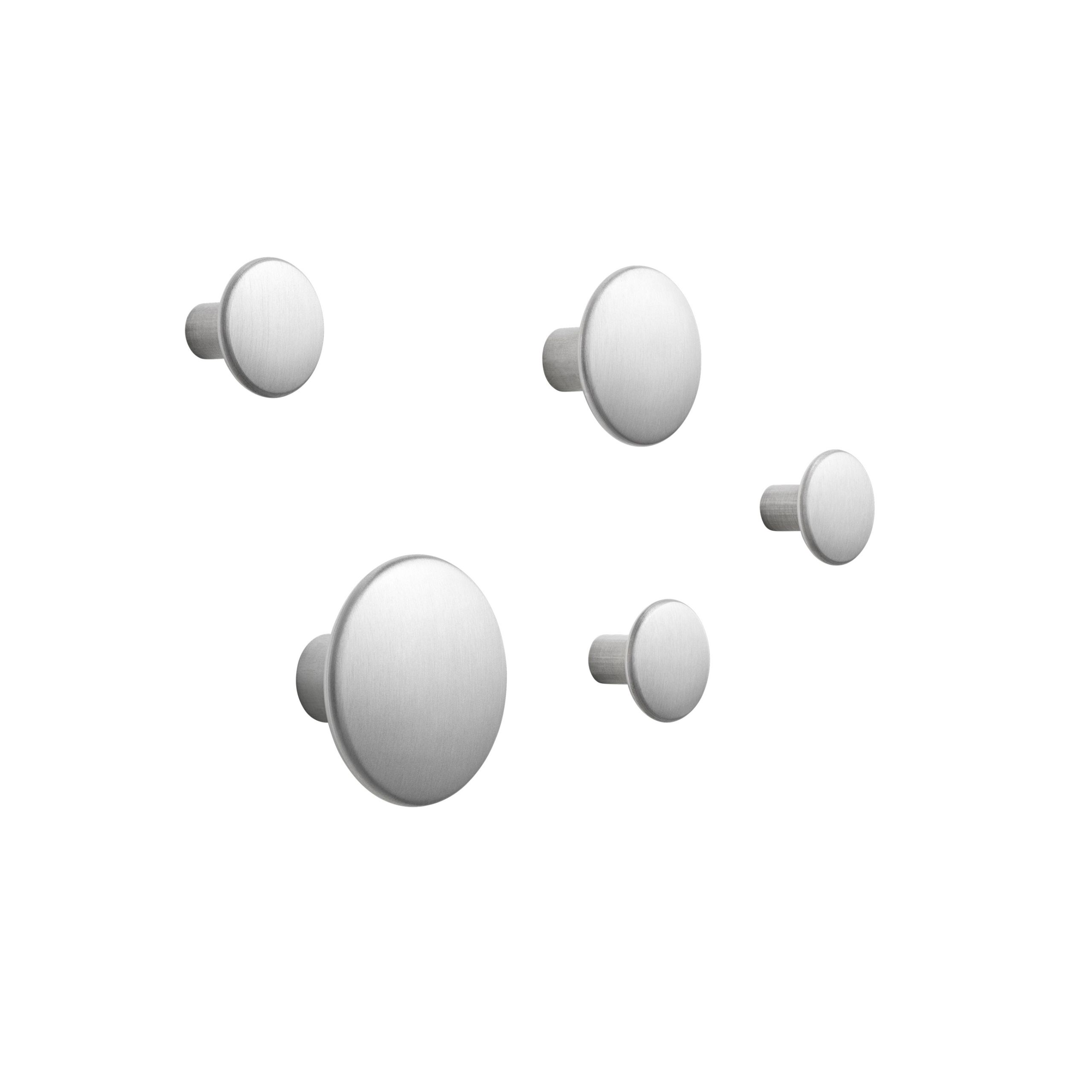 Dots metal set of 5 aluminium