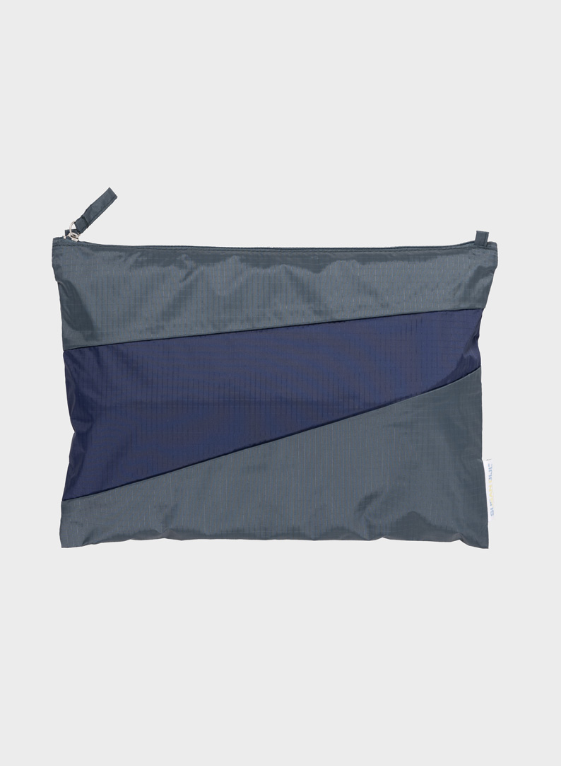 Pouch+ strap go & navy L