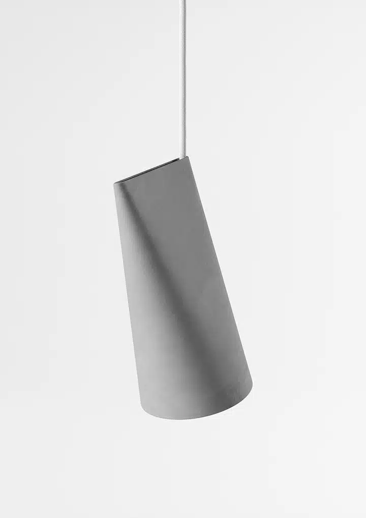 Moebe Ceramic Pendant Narrow Grey