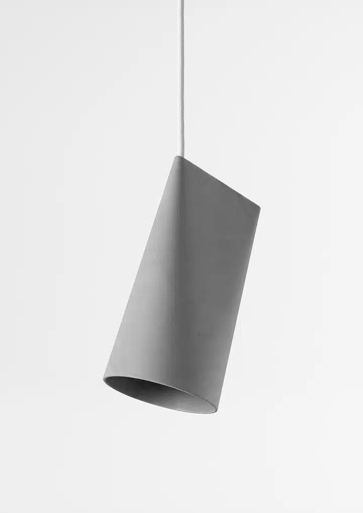 Moebe Ceramic Pendant Narrow Grey