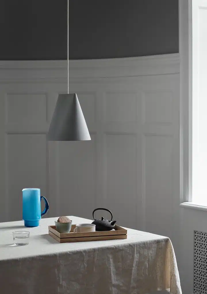 Moebe Ceramic Pendant Wide Grey
