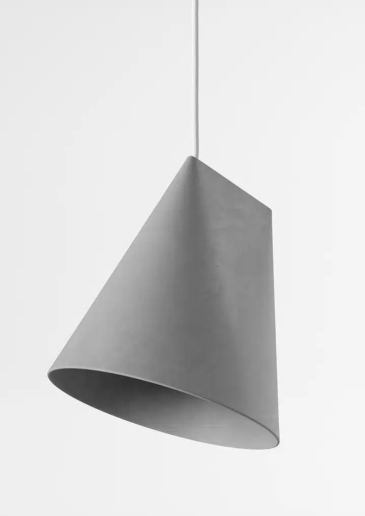 Moebe Ceramic Pendant Wide Grey