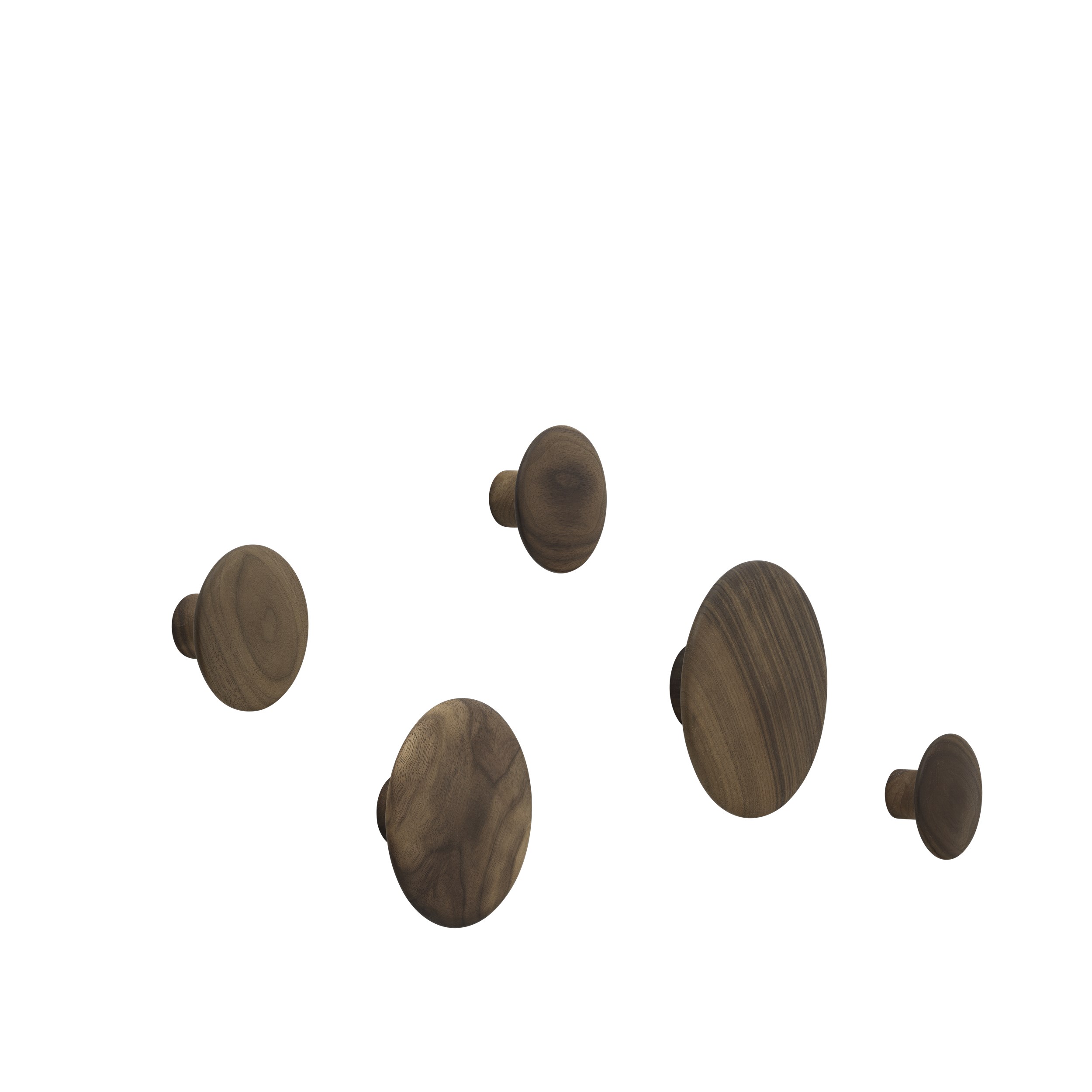 The dots set of 5 walnut