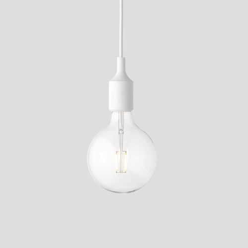 E27 pedant lamp white