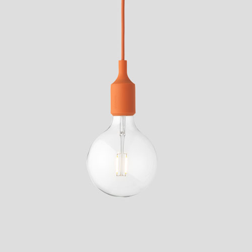 E27 pedant lamp orange