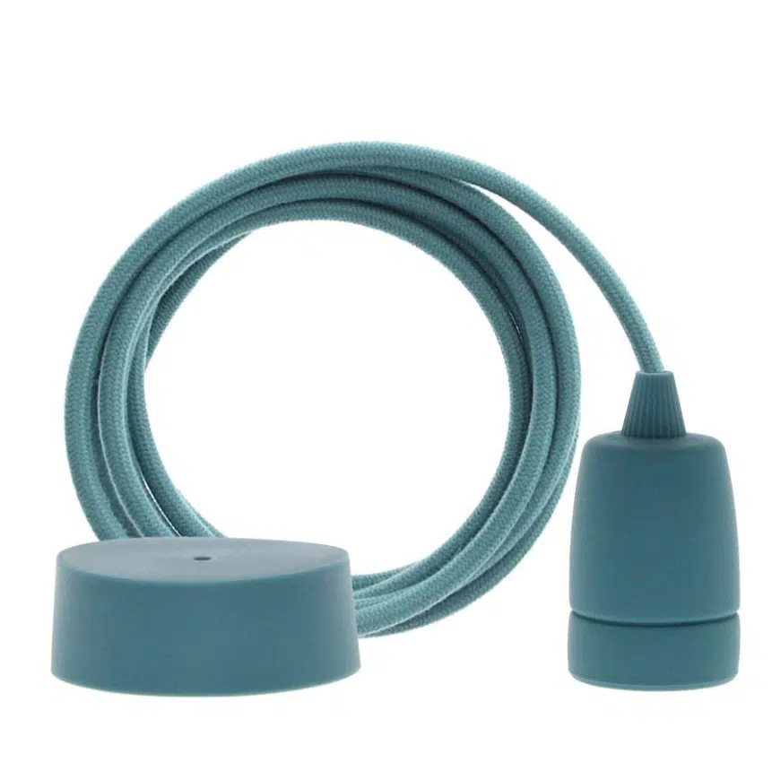 Cable light 3m dusty ocean blue/ ocean blue