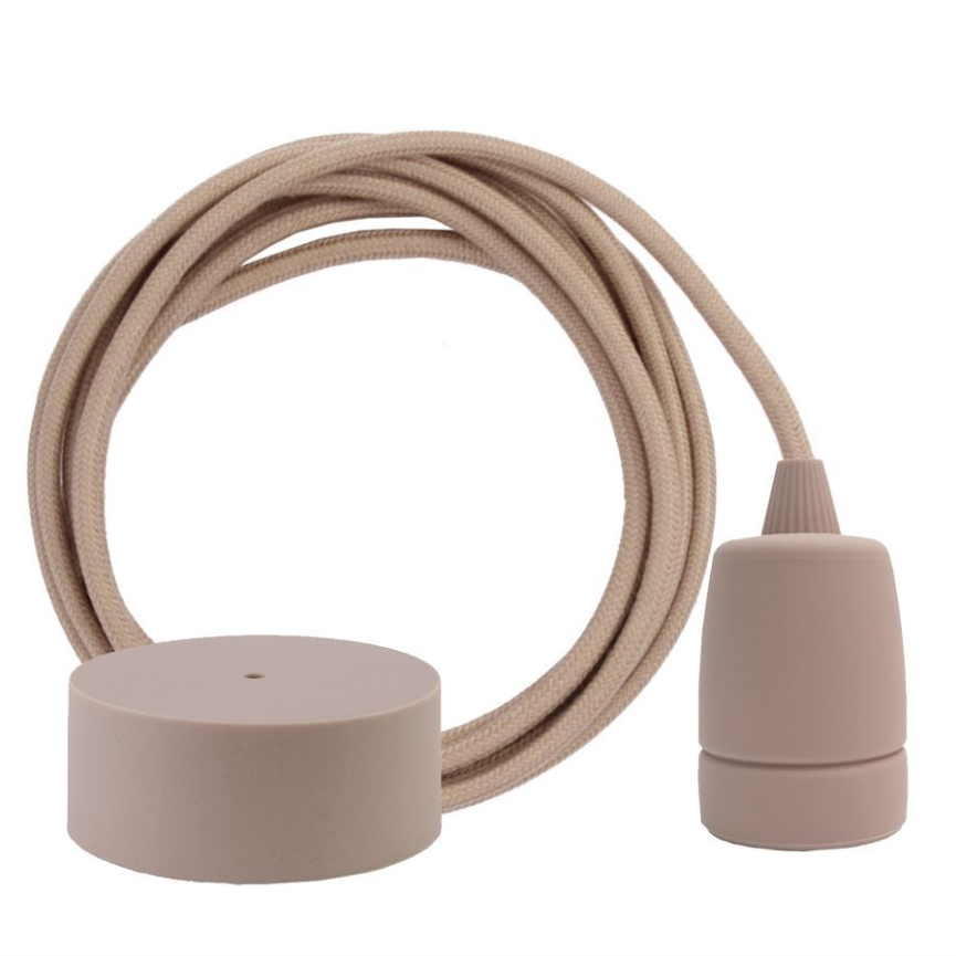 Cable light 3m dusty latte/ nude
