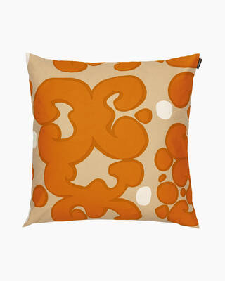 Keidas cushion cover 50x50cm beige/orange/cotton