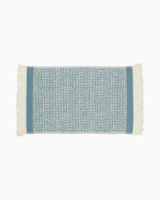 Papajo hamam guest towel 30x50cm off-white/turquoise