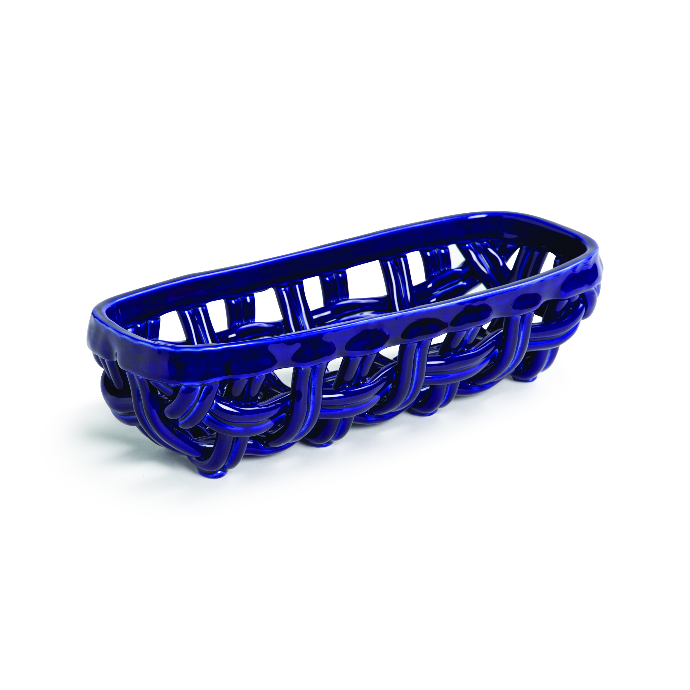 Basket baguette blauw