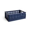 Colour Crate stapelkrat L donkerblauw