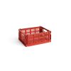 Colour Crate stapelkrat M rood