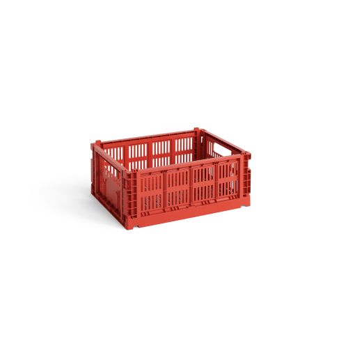 Colour Crate stapelkrat M rood