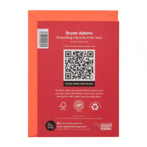 Say it with songs Everything I do