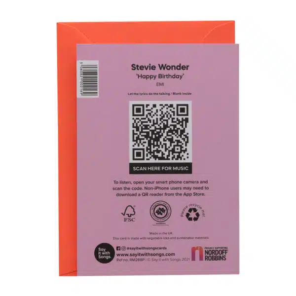 Say it with songs Happy Birthday roze