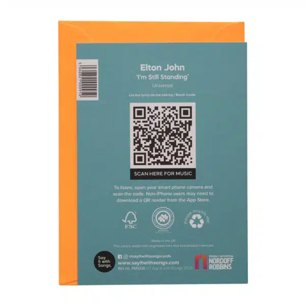 Say it with songs I'm still standing