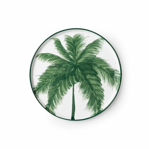 Jungle side plate palms groen