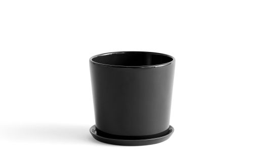 botanical pot L anthracite