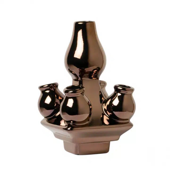 Stapelgekte top rosé goud