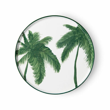 Jungle dinner plate palms groen