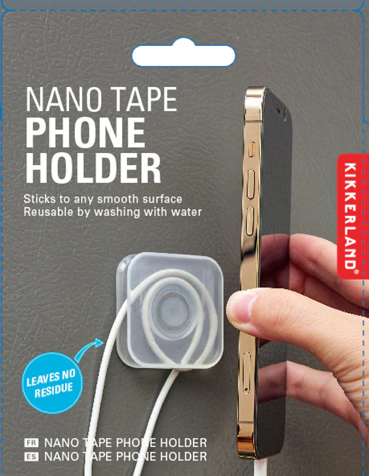 Nano tape phone holder