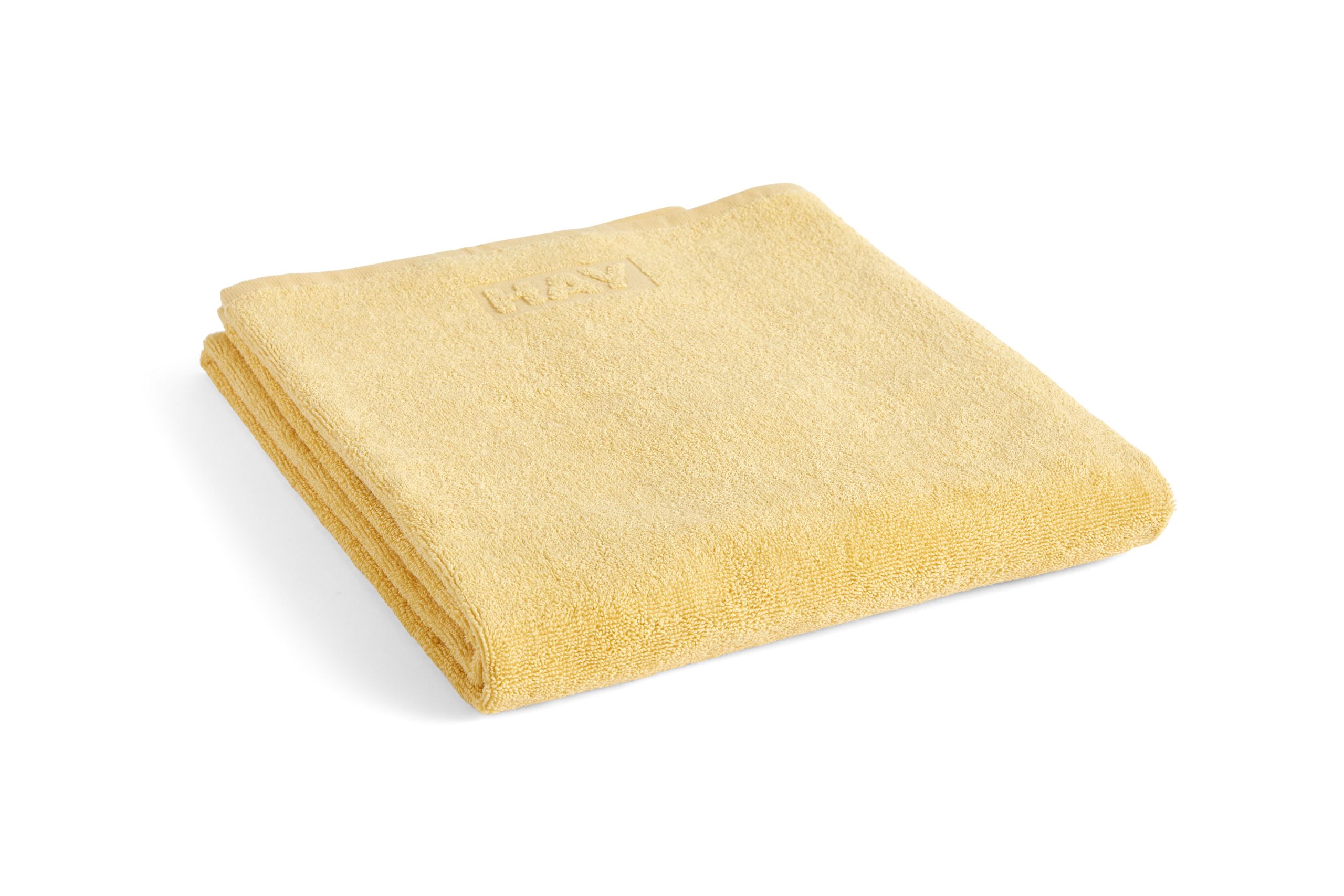 Mono bath towel yellow