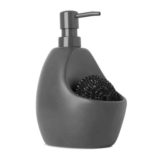 Joey soap pump and scrubby charcoal
