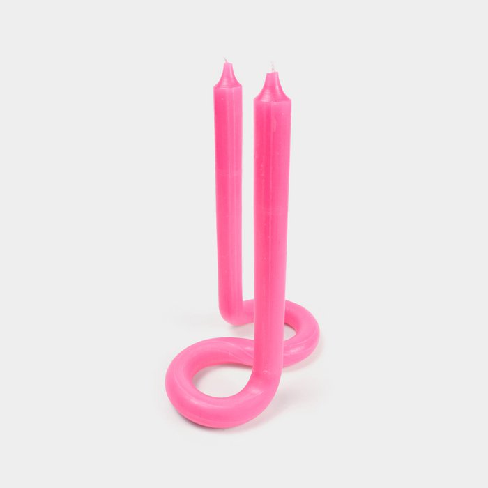 Lex Pott Twist candle pink