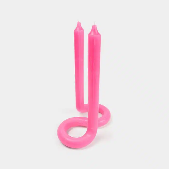 Lex Pott Twist candle pink