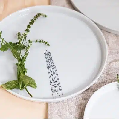 Lunchbord domtoren zwart