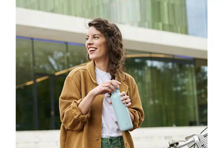 Isoleerfles ellipse 500 ml natural brushed