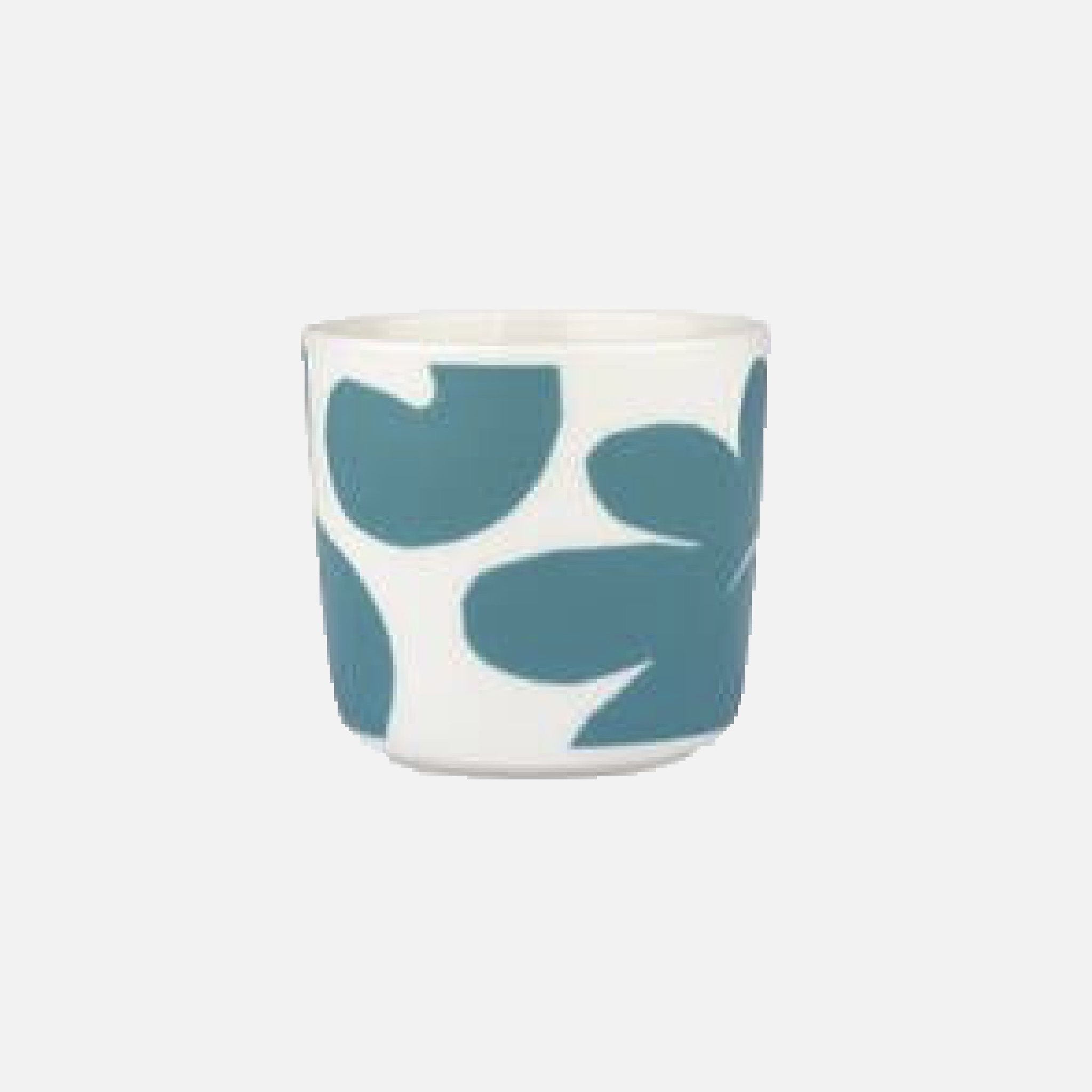 Leikko coffee cup 2 dl white/teal