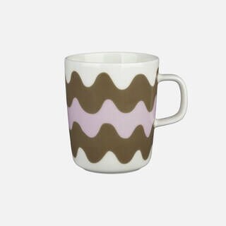 Lokki pergola mug 2,5dl white/pale pink/brown
