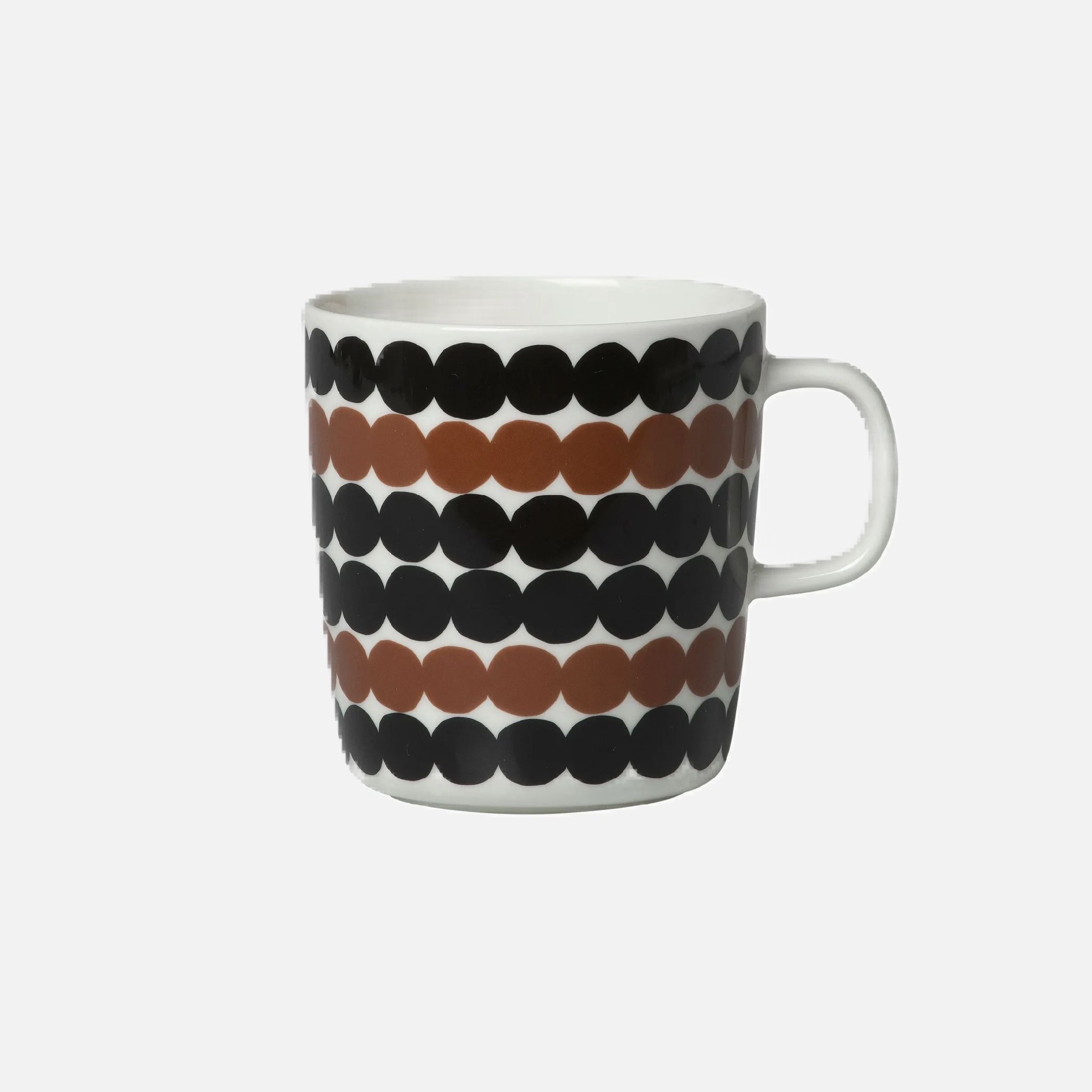 Rasymatto Mug 2,5dl black/brown
