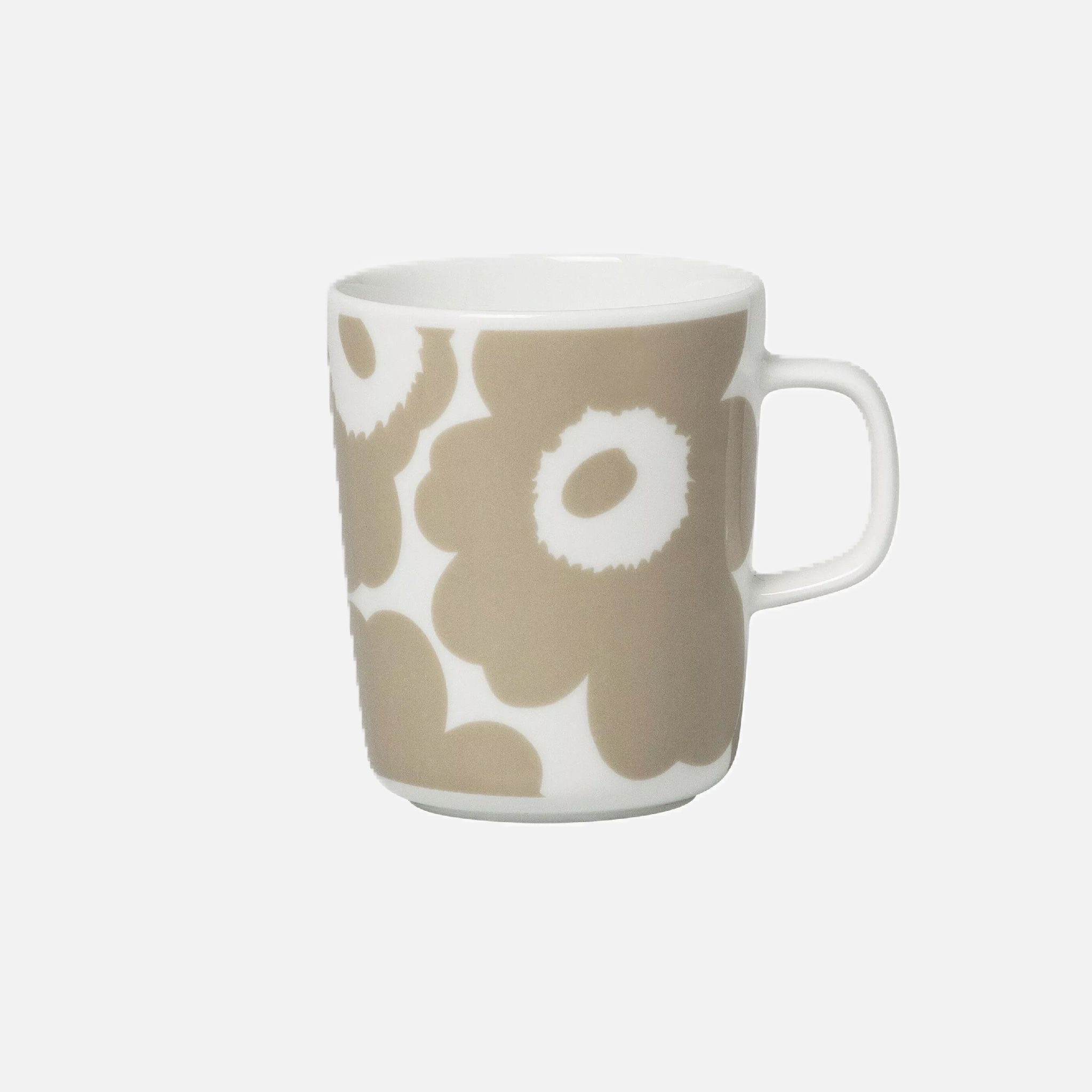 Unikko mug 2,5dl beige/white