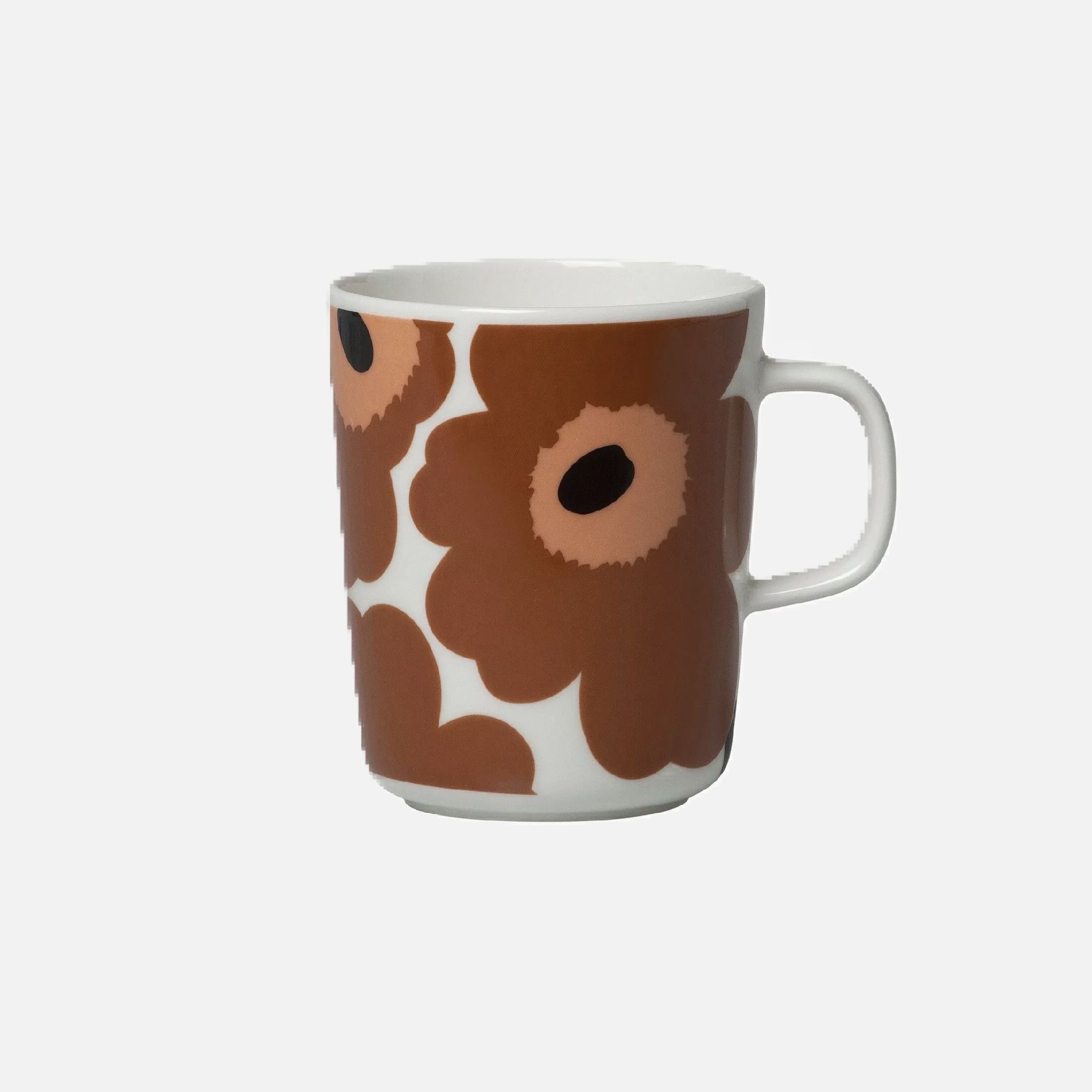 Unikko Mug 2,5dl brown/orange