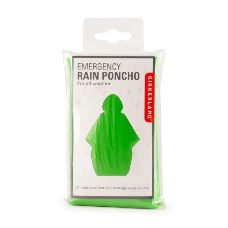 Emergency Rain Poncho Groen