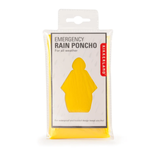 Emergency Rain Poncho Geel