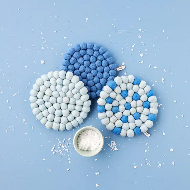 onderzetter rond S cobalt