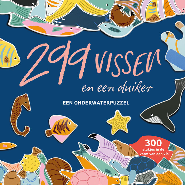 299 vissen (en één duiker)