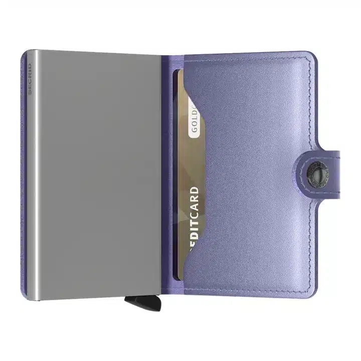 Miniwallet metallic Lila