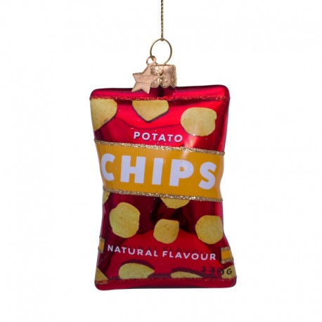 Kerstbal naturel flavour chips