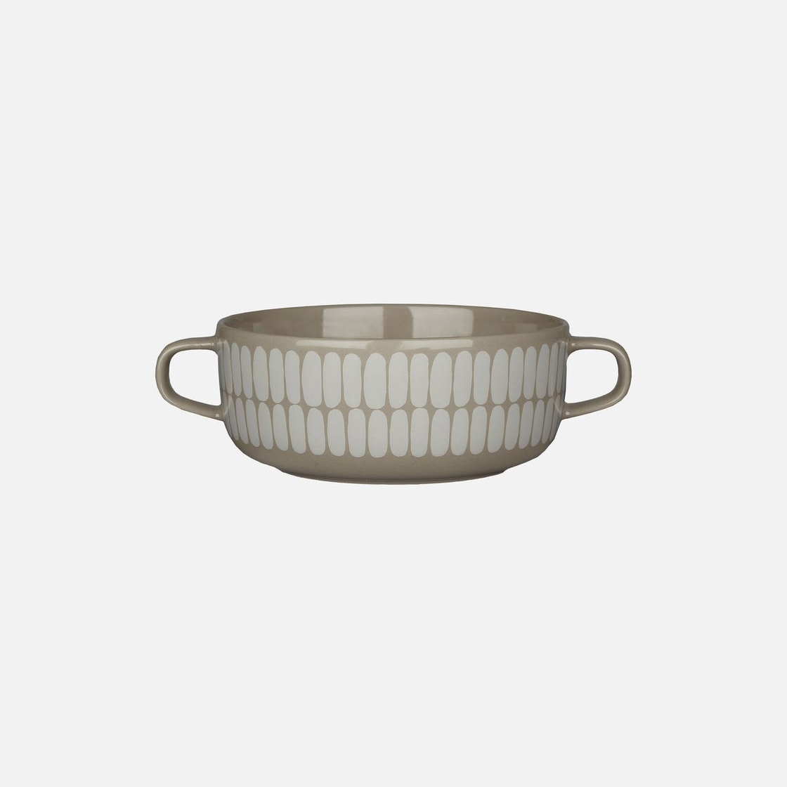 OIVA bowl with handle 5dl ALKU terra & white