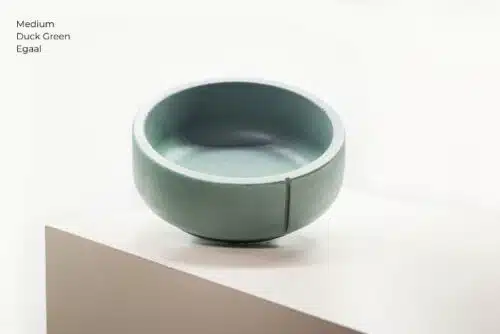 Klassieke voederbak Duck Green Egaal M