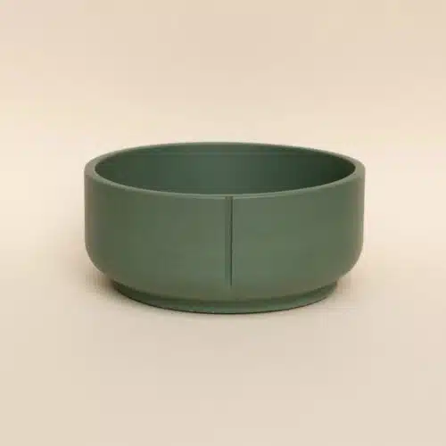 Klassieke voederbak Duck Green Egaal M