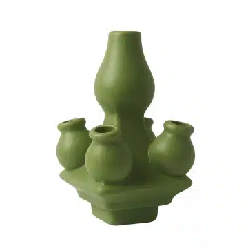 Stapelgekte top mat groen