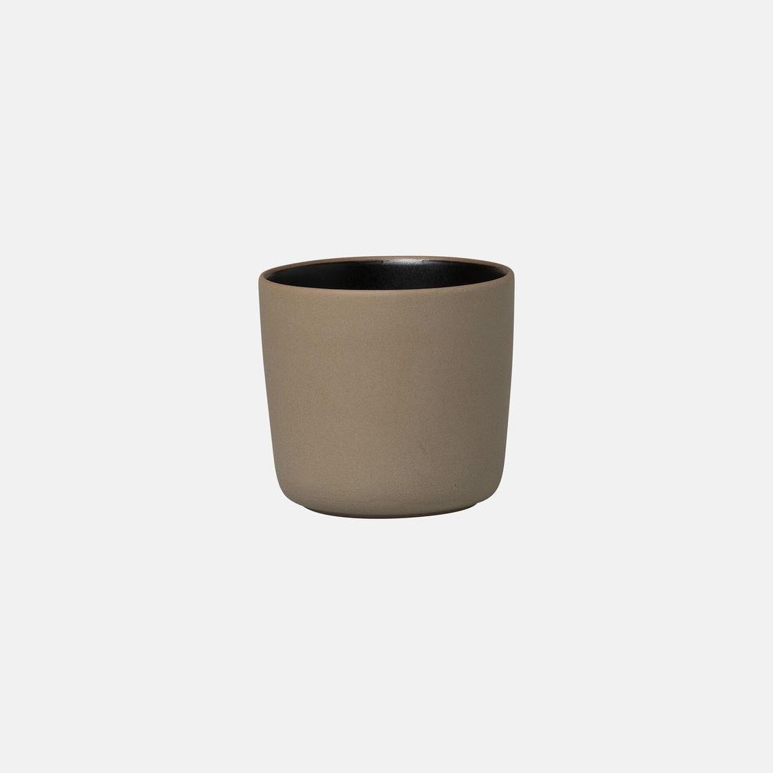Coffee Mug 2dl wo handle Terra Black