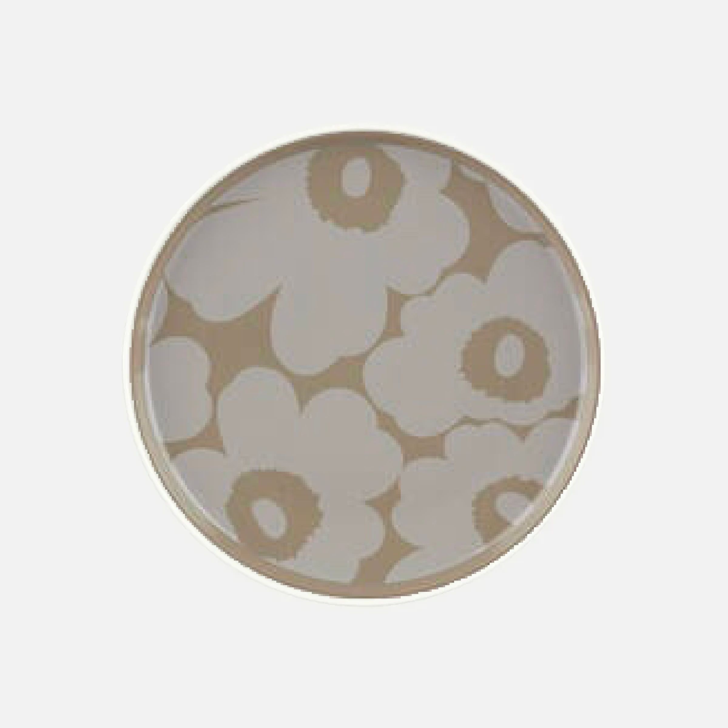 OIVA plate 20cm UNIKKO terra & white