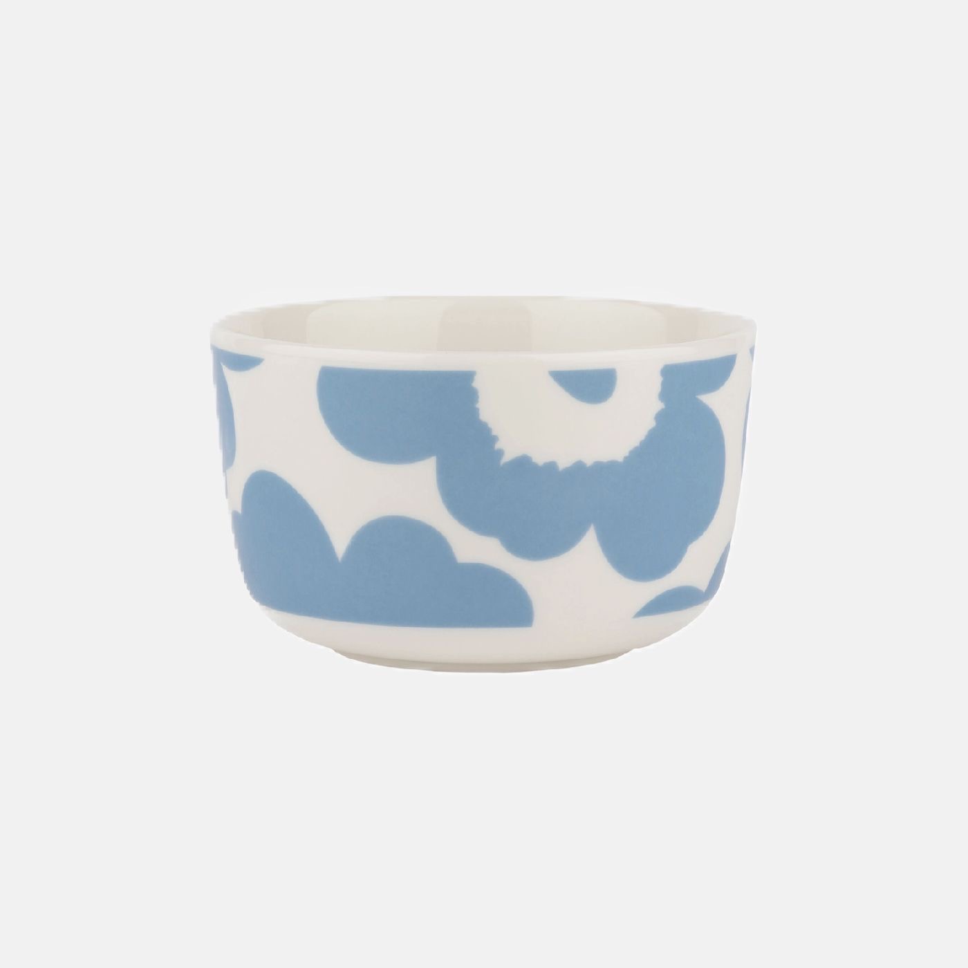 Unikko bowl 2,5dl white, sky blue